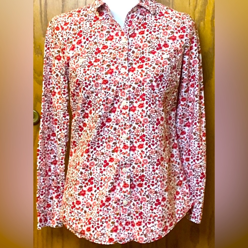 Old Navy Floral Button Down Shirt